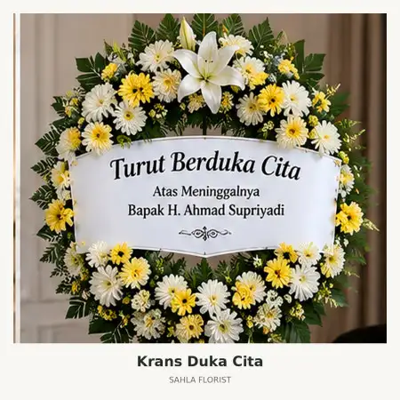Krans Bunga Duka Johor Medan